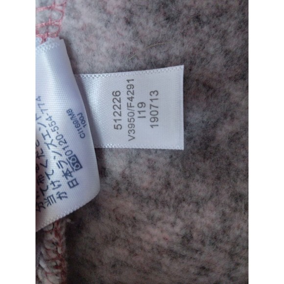 Lands End Pink Herringbone Fleece Jacket Burnt Clay Womens Size Large Petite - Picture 8 of 11